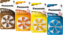 Panasonic PR 10 hoorapparaat cellen Zinc Air 6 stuks