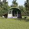 vidaXL - Familie - Tent - met - Raampen - Tunnel - Groen - 8-Persoons - Waterdicht