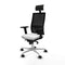 Bureaustoel met hoofdsteun Piqueras y Crespo 2D086N1 Wit