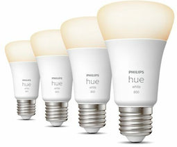 Philips Hue White - E27 Lamp - 800 lumen Bluetooth (4-pack)