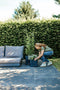 Capi Europe - Bloempot vierkant Rib NL - 30x30 - Donkerbruin - Opening Ø24 - Bloempot voor binnen en buiten - Levenslang garantie - Breukbestendig - 100% Recyclebaar - CO2 Neutraal geproduceerd - KDBR902