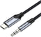Vention USB-C naar 3.5mm headphone jack AUX kabel - 1 meter