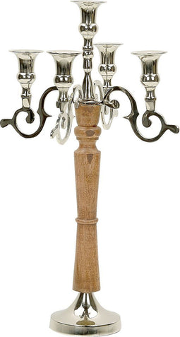 Beliani SOHAG - Kandelaar - Zilver - Aluminium