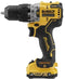 DeWalt DCD706D2-QW - Klopboormachine - 12V - 25500 SPM hamermechanisme - Compact 168mm