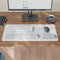 Leitz Grote Leren Bureau Onderlegger - 70x36 cm - Gerecycled Leer - Anti-slip - Grijs