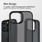 Accezz Rugged Frosted Backcover - iPhone 14 Pro Max - Schokabsorberend - Zwart