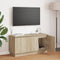 vidaXL - TV-kast - in - Sonoma - Eik - 100x38x49 - cm - - - Gelaagd - Hout