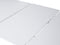 SANFORD - Uitschuifbare eettafel - Wit - 80 x 120/160 cm - MDF