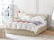 DREUX - Bed met opbergruimte - Beige - 140 x 200 cm - Polyester