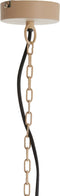 Light & Living Hanglamp Nakisha - Zand - Ø40cm - Modern - Hanglampen Eetkamer, Slaapkamer, Woonkamer
