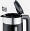 Severin WK 9265 - Waterkoker 1,7L 2200W - Snoerloos zwart met RVS