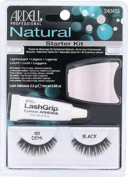 Ardell - Natural Starter Kit - Sada na umělé řasy 101 Demi Wispies ( Black ) -