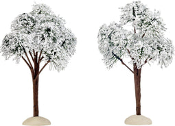 Luville - Mountain pine 2 pieces h12cm - Kersthuisjes & Kerstdorpen