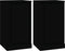 vidaXL - Dressoirs - 2 - st - 37,5x35,5x67,5 - cm - bewerkt - hout - zwart