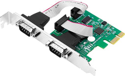 LogiLink PC0031 - PCIe Seriële Controller - 2x 9-pins Aansluitingen