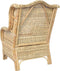 vidaXL - Stoel - met - kussen - natuurlijk - rattan - en - linnen