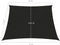vidaXL - Zonnezeil - 160 - g/m² - 3/4x3 - m - HDPE - zwart