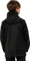 Regatta - Kids Pack It III Opvouwbaar Kinder Regenjack - Zwart - Maat 158