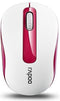 Rapoo M10 Plus - Draadloze muis - 1000 DPI - Rood
