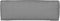 vidaXL - Ligbedkussen - voor - Sofa - Grijs - 120x40x8 - cm - Oxford - Stof