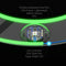 Flying Ring - 16 miljoen kleuren RGB of 12 LED, superhelder, verloren modus, automatisch oplichtend,
