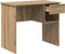 vidaXL - Bureau - met - Opbergruimte - Artisan - Eiken - 90x49,5x75 - cm - Geengineerd - hout