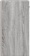 vidaXL - Nachtkastje - 35x34x65 - cm - bewerkt - hout - grijs - sonoma - eikenkleurig