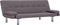vidaXL - Slaapbank - met - twee - kussens - polyester - taupe