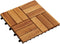 vidaXL - Terrastegels - 30 - x - 30 - cm - Acacia - set - van - 30