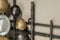 Muurdecoratie woonkamer metaal modern 3D 101 cm