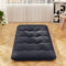 Coast Draagbare Futon Matras - 200x90x10 cm - Wasbare Hoes en Draagtas - Zwart