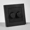 DUO Dimmer Afdekplaat | Matzwart | ION INDUSTRIES
