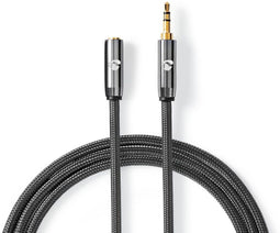 Nedis CATB22050GY50 - Kabel 3.5mm - 500cm - Grijs