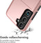 imoshion Hoesje Geschikt voor Samsung Galaxy S22 Hoesje - Ruimte voor 2 pasjes - imoshion Backcover met pasjeshouder - Rosé Goud