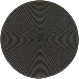 Unique Living | Placemat Daisy | Rond | Rotan | Zwart | Ø 38cm