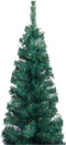 vidaXL - Kunstkerstboom - met - standaard - smal - 180 - cm - PVC - groen