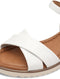 Tamaris Essentials - Dames Sandalen - Hakhoogte 4,5 cm - Wit - Maat 41