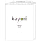 Kayori - Hoeslaken Jersey splittopper - Zacht en elastisch - Wit