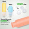 Travelhawk Reisflesjes - 15-Delig - 60/90 ml - Siliconen - Lekvrij (15 stuks)