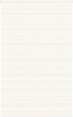 vidaXL - Zebra - rolgordijn - 140x200 - cm - stofbreedte - 135,9 - cm - marmerbeige