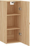 vidaXL - Hangkast - 34,5x34x90 - cm - sonoma - eikenkleurig