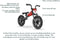 Qplay Feduro Loopfiets 12 inch - Kinderfiets - Zwart