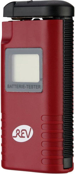 REV 0037329012 - Batterijtester digitaal - Meetbereik 0,2 V - 10,5 V - Zwart/rood