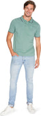 Mario Russo Polo Edward - Polo Shirt Heren - 100% Katoen - Mid Groen