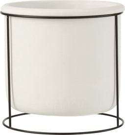 J-Line bloempot Hangend - cement - wit - large - Ø 20 cm