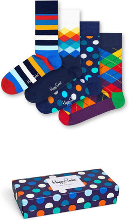 Happy Socks Big Dot Giftbox - Cadeauset met 4 paar - Multicolor (4 paar)