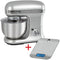 ProfiCook PC-KM 1222 W - Kneedmachine met 5L roestvrijstalen kom en digitale keukenweegschaal - 1.200W - 8 snelheden