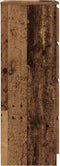 vidaXL - Dressoir - 60x35x98,5 - cm - spaanplaat - oud - hout