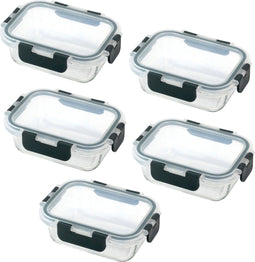 Ceruzo Meal Prep Bakjes - Set van 5 - Luchtdicht - 21,5 x 16 x H6,6 cm (5 stuks)