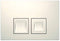 Geberit Delta35 - Bedieningsplaat - Dual flush - Alpien wit